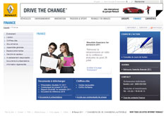 home page de la rubrique finance du renault.com